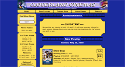 Desktop Screenshot of cloverlandcinemas.com